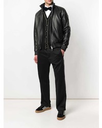 Мужской черный кардиган от DSQUARED2