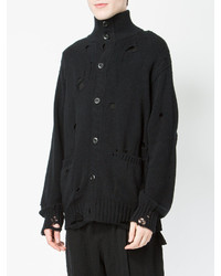 Мужской черный кардиган от Miharayasuhiro