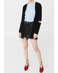 Женский черный кардиган от Mango