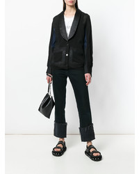 Женский черный кардиган от Sacai