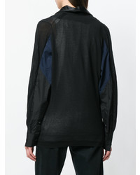 Женский черный кардиган от Sacai