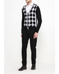 Мужской черный кардиган от Occhibelli