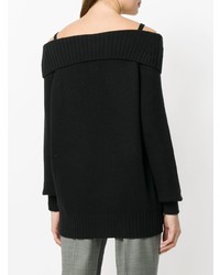 Женский черный кардиган от Prada