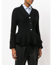 Женский черный кардиган от Alexander McQueen