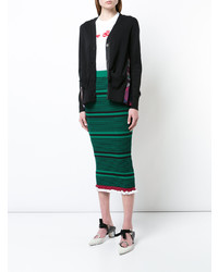 Женский черный кардиган от Sacai