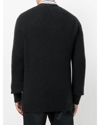 Мужской черный кардиган от Iris von Arnim