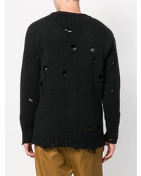 Мужской черный кардиган от Maison Flaneur