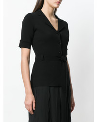 Женский черный кардиган от Tomas Maier