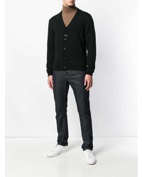 Мужской черный кардиган от Mauro Grifoni