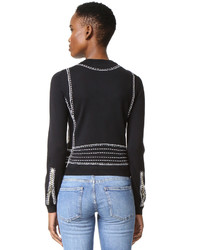 Женский черный кардиган от Moschino