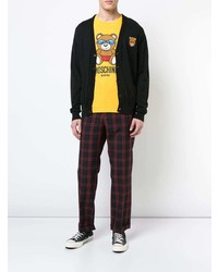 Мужской черный кардиган от Moschino