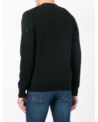 Мужской черный кардиган от Alexander McQueen