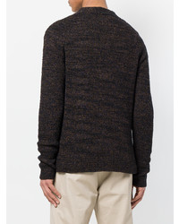 Мужской черный кардиган от Roberto Collina