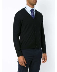 Мужской черный кардиган от Prada