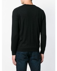 Мужской черный кардиган от Laneus