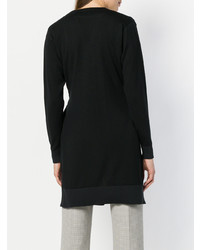 Женский черный кардиган от MM6 MAISON MARGIELA