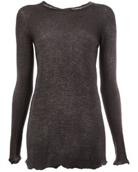Женский черный кашемировый вязаный свитер от Avant Toi