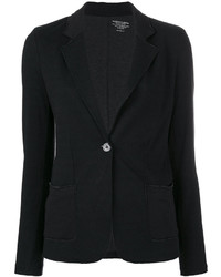 Женский черный кашемировый пиджак от Majestic Filatures