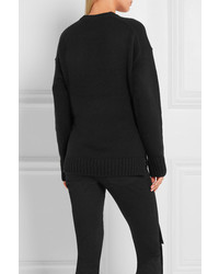 Женский черный кашемировый свитер от Joseph