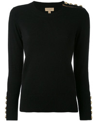 Женский черный кашемировый свитер от Burberry