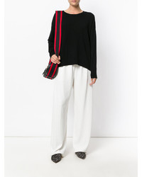 Женский черный кашемировый свитер от Vince