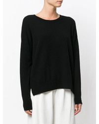 Женский черный кашемировый свитер от Vince