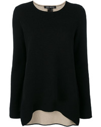 Женский черный кашемировый свитер от Iris von Arnim
