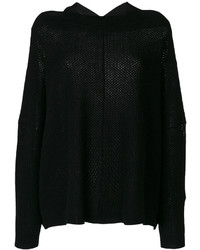 Женский черный кашемировый свитер от Jil Sander