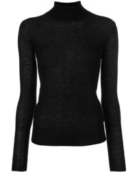 Женский черный кашемировый свитер от Joseph