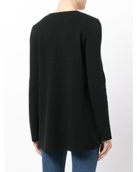 Женский черный кашемировый свитер от Iris von Arnim