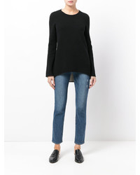 Женский черный кашемировый свитер от Iris von Arnim