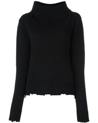 Женский черный кашемировый свитер от RtA