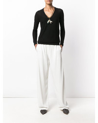 Женский черный кашемировый свитер от Joseph