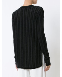 Женский черный кашемировый свитер от Maiyet