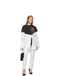 Черный клатч из плотной ткани от Off-White
