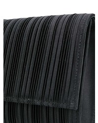 Черный клатч из плотной ткани от Casadei