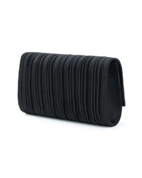 Черный клатч из плотной ткани от Casadei