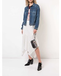 Черный клатч с пайетками с украшением от Coach