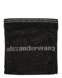 Черный клатч с пайетками от Alexander Wang