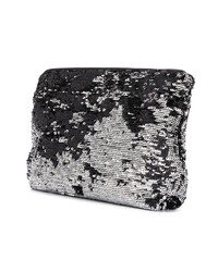 Черный клатч с пайетками от Jimmy Choo