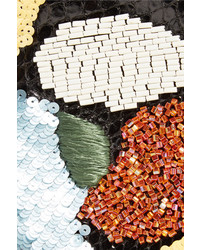 Черный клатч с пайетками от The Row