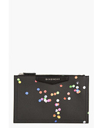 Черный клатч с принтом от Givenchy