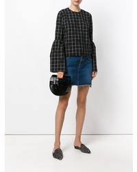 Черный клатч от Cult Gaia