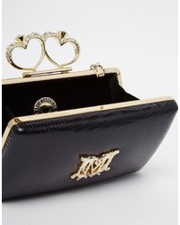 Черный клатч от Love Moschino