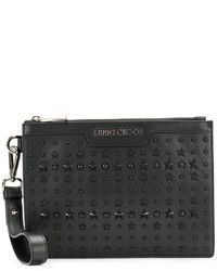 Черный клатч от Jimmy Choo