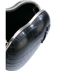 Черный клатч от Saint Laurent