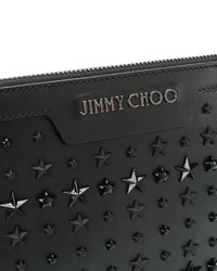 Черный клатч от Jimmy Choo