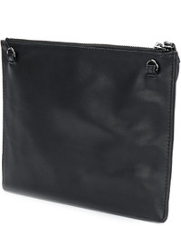 Черный клатч от Armani Jeans