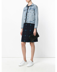 Черный клатч от Armani Jeans