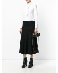Черный клатч от Alexander McQueen